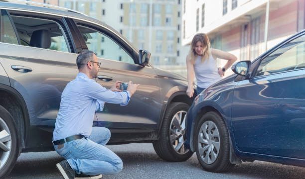 documenting the car accident