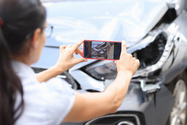 take photos of car accident damages